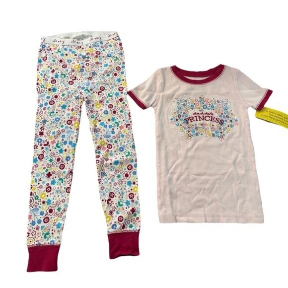OLD NAVY “Daddy’s Princess” Pajama set size 4T NWT - Picture 2 of 4